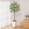 Artificial Olive Tree 5FT, Faux Olive Tree with Pot and Moss, Tall Artificial Plants Indoor - 2 of 4