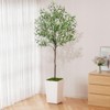 Artificial Olive Tree 5FT, Faux Olive Tree with Pot and Moss, Tall Artificial Plants Indoor - image 2 of 4