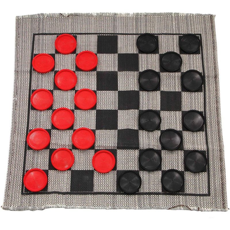 Jumbo Checker Rug Game, 1 of 7