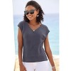 Women's 2 Pk Waffle Knit Tops - LASCANA - 3 of 4