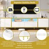 KTMBDW LED TV Stand for 75/80 inch TV, Modern Television Table Center Media Console with Drawer and Led Lights, for Living Game Room Bedroom - 4 of 4