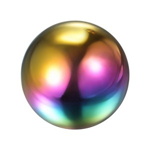 Unique Bargains Reflective Stainless Steel Mirror Sphere Gazing Ball for Outdoor Decoration - 1 of 4