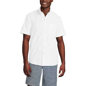 Lands' End Men's Short Sleeve Sail Rigger Shirt - 1 of 3