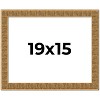 PosterPalooza | Sculpted Black Picture Frame - UV Acrylic, Backing Board, Hanging Hardware Included - 2 of 4