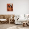Stupell Industries Round Owl Autumn Botanical Border Canvas Wall Art - 2 of 4