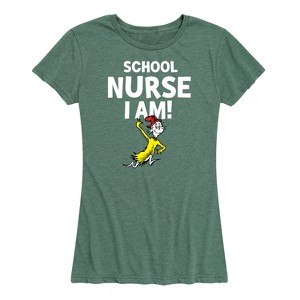 Women's - Dr. Seuss - School Nurse I Am Sam I Am Short Sleeve Graphic T-Shirt - 1 of 4