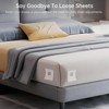 Aghana Digitals Bed Sheet Holder with Clips Lock, Open Corner Fitted Bedsheet Holders with Enhanced Straps Keep Sheets Firm and Tight - 4 of 4