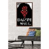Trends International Star Wars: The Phantom Menace - Darth Maul Charcoal Framed Wall Poster Prints - 2 of 4
