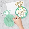 Big Dot of Happiness Final Fiesta - Shaped Thank You Cards - Last Fiesta Bachelorette Party Thank You Note Cards with Envelopes - Set of 12 - 2 of 4