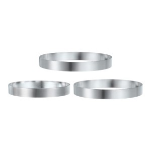 Unique Bargains 304 Stainless Steel Durable Corrosion Resistant High Temperature Resistance Cake Rings 1 Pc - 1 of 4