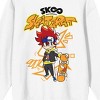 SK8 The Infinity Skate Rat Crew Neck Long Sleeve White Adult Sweatshirt - 2 of 3