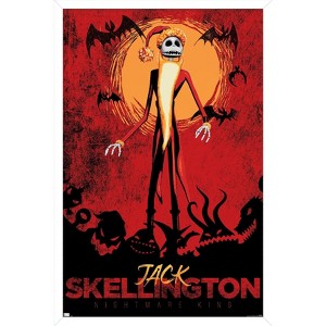 Trends International Disney Tim Burton's The Nightmare Before Christmas - Red Jack Framed Wall Poster Prints - 1 of 4