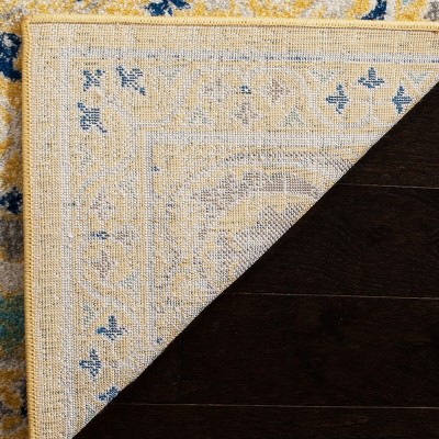 Evoke Gold and Ivory High Pile Area Rug