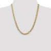 Black Bow Jewelry 7mm 14k Yellow Gold Solid Concave Anchor Chain Necklace - 2 of 4