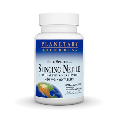 Full Spectrum Stinging Nettles by Planetary Herbals  -  60 Tablet