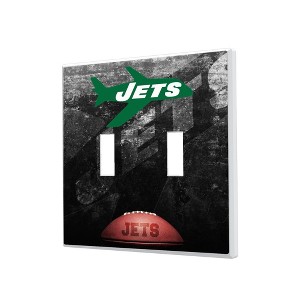 NFL AFC Historic Teams Legendary Hidden-Screw Light Switch Plate for Double Toggle - 1 of 4