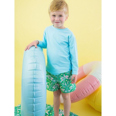 RuggedButts Boys UPF50+ Sun Protected Stretch Performance Hybrid Swim Trunks - Coconut Cabana, 5 — фото 5