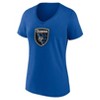 MLS San Jose Earthquakes Women's V-Neck Top Ranking T-Shirt - 2 of 3