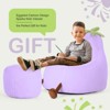 MAYEERTY Toddler Children's Bean Bag Chair Artificial Rabbit Fur Cover Teenager Filled Sofa - 4 of 4