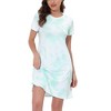 cheibear Women's Tank Crew Neck Soft Lounge Sleeping Pullover Pajama Dress Nightgown - 2 of 4