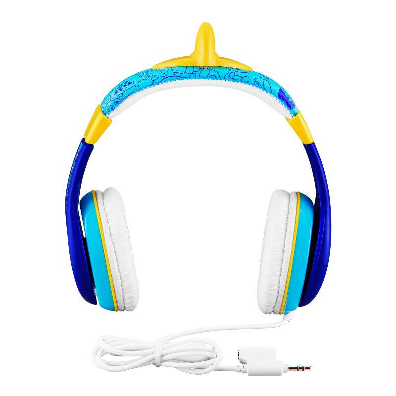 eKids Baby Shark Wired Headphones for Kids, Over Ear Headphones for School, Home, or Travel - Blue (BS-140.EXV22), 3 of 5