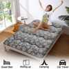 Floral Print Style Japanese Floor Mattress Indoor Living Room Bedroom Furniture, Tatami Mat Portable Floor Bed Roll Up Mattress for Camping Travel - 4 of 4