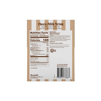 Barebells Chocolate Milk Sports Drink - 4pk/11 fl oz