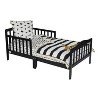 PAGED Toddler Bed Wooden Baby Bed Frame with 4 Side Guardrails and Low Rise Design for Bedroom - 3 of 4