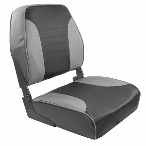 Springfield Marine Economy Multi-Color Folding Seat - Grey/Charcoal - Boat Equipment and Parts - 1040653. - 1 of 1