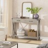 Wooden Entryway Console Table with 2 Storage Drawers - 4 of 4