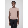 Yogalicious Womens 2 Pack Crew Neck Logan Fitted Short Sleeve Top - 2 of 4