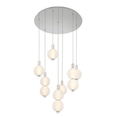 Eurofase Lighting Palmas 7 - Light Chandelier in  Nickel