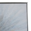 Canvas Starburst Radial Framed Wall Art with Silver Frame Blue - Olivia & May: Modern Glam Decor, Abstract Painting - 4 of 4