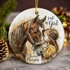 Horse Ornaments 2025 for Girls, Just A Girl Who Loves Horses - 3 of 4