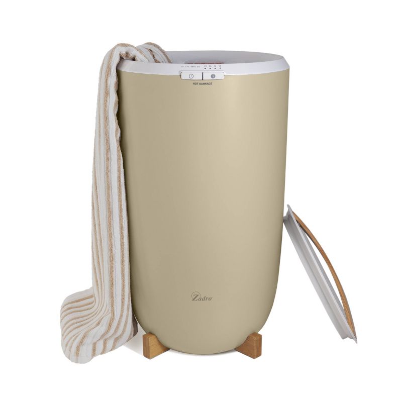 Aromatherapy Towel Warmer Bathroom Towel Holder Gold - Zadro, 1 of 12