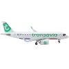 Airbus A320neo Commercial Aircraft "Transavia Airlines" (F-GNEO) White w/Green Tail 1/400 Diecast Model Airplane by GeminiJets - 2 of 3