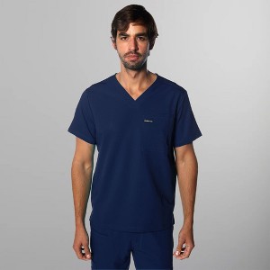 Members Only Men's Brighton V-Neck Scrub Top - 1 of 4