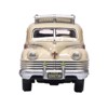 1942 Chrysler Town & Country Woody Wagon Catalina Tan w/Wood Panels & Rack 1/87 HO Scale Diecast Model Car by Oxford Diecast - 3 of 4