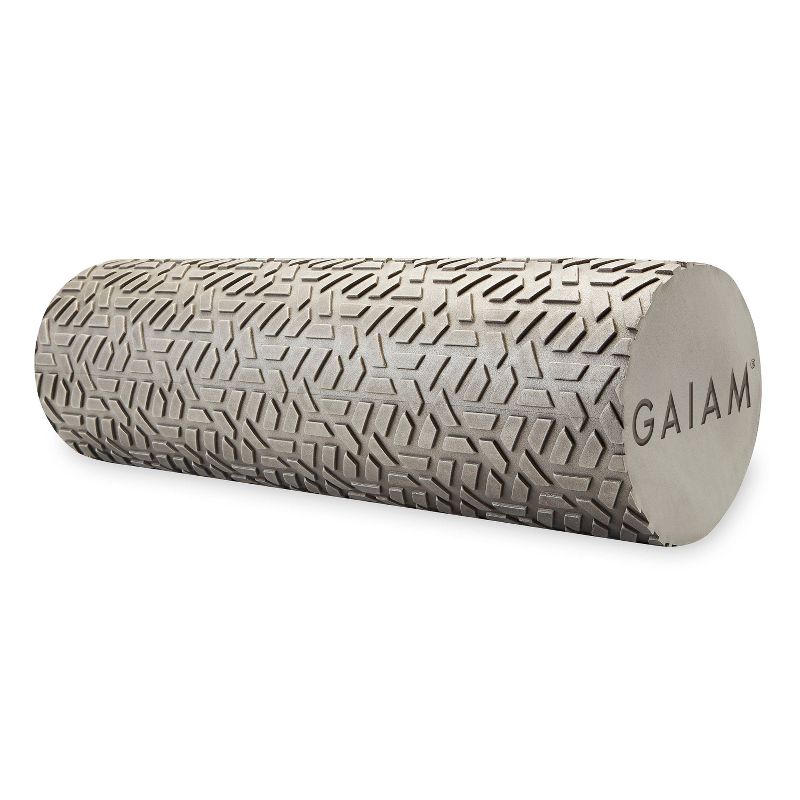 Gaiam Restore 18&#34; Textured Foam Roller - Gray, 1 of 5