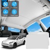 iMountek"UV Protection Sunshade Roof for Tesla Model Y (2020-2024) - Heat Blocking, Foldable & Portable"Gray - 2 of 4
