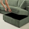 133.1'' Corduroy Upholstered Sectional Sofa - 4 of 4