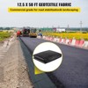 VEVOR Geotextile Fabric, 12.5 x 50 ft 3.5oz Woven PP Driveway Drain Cloth with 600lbs Tensile Strength, Heavy Duty Underlayment, Black - 3 of 4