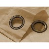 RT Designer Collection Nancy Grommet Luxurious Modern Design Curtain Panel 54" x 95" Gold - 3 of 4