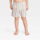 Toddler Boys' Multi Striped Swim Shorts - Cat & Jack™