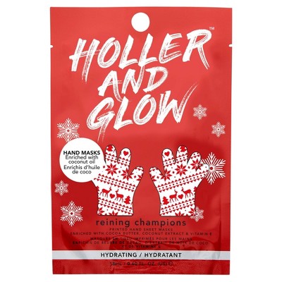 Holler and Glow Reining Champions Printed Hand Masks Gift Set - 2ct