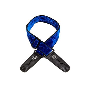 Lock-It Straps 2" Crushed Velvet Locking Guitar Strap - 1 of 2