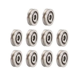 Unique Bargains Carbon Steel Sealed Low Noise Durable Ball Bearings V623 0.12 x 0.39 x 0.12 Inch 10 Pcs - 1 of 4