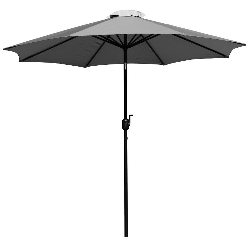 Flash Furniture Kona 9 FT Round Umbrella with 1.5" Diameter Aluminum Pole with Crank and Tilt Function, 1 of 15