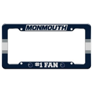 Monmouth University #1 Fan License Plate Tag Frame - 1 of 4