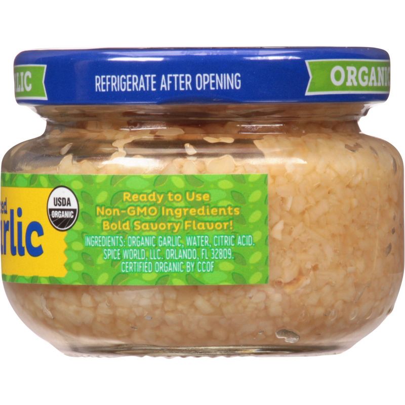 Spice World Organic Minced Garlic - 4.5oz, 4 of 7